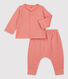 Babies' Organic Plain Tube Knit Clothing - 2-Piece Set