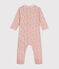 Babies' Floral Print Cotton Pyjamas SALINE pink/MULTICO white