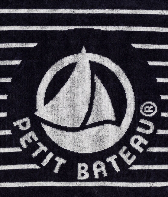 Beach towel SMOKING blue/MARSHMALLOW white