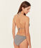 Women's 2-piece swimsuit ABYSSE blue/LAIT white