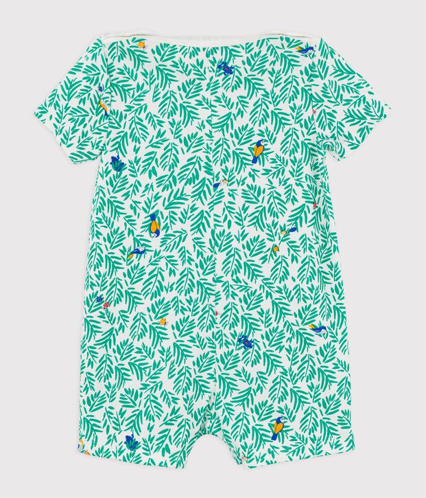 Babies' Cotton Shortie white/multicolor