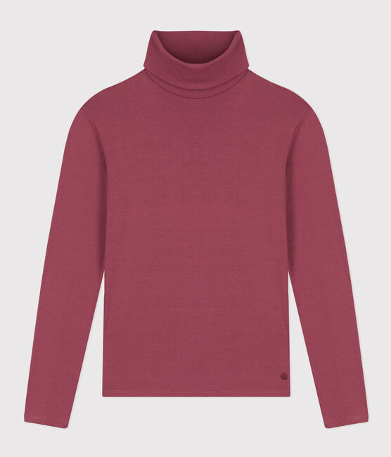 Women's ICONIC cotton polo neck T-shirt JUKE BOX brown
