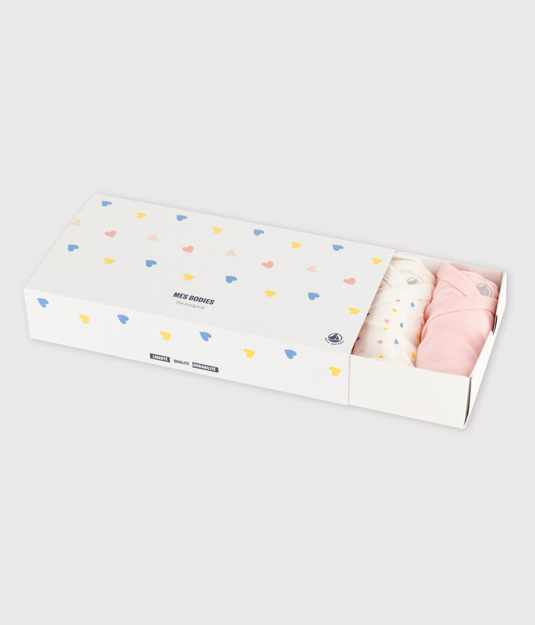 Babies' Organic Cotton Bodysuits - 5-Pack multicolor