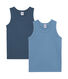 Little boy's vest top duo