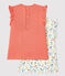 Baby Girls' Short-Sleeved Cotton Blouse - 2-Pack variante 1