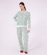 Women's fir tree print cotton pyjamas