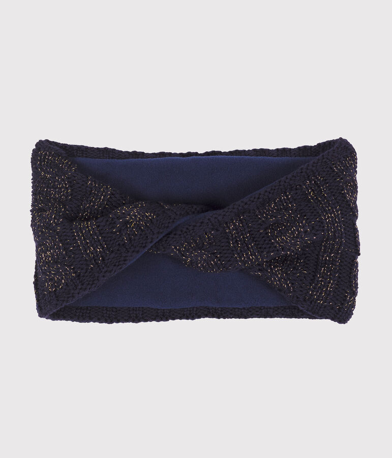 Girls' Snood blue/yellow