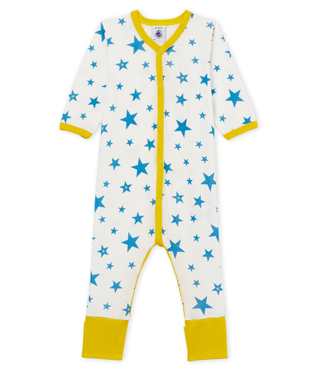 Baby Boys' Footless Sleepsuit white/blue
