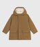 Children's plain mid-length parka ROCHE brown