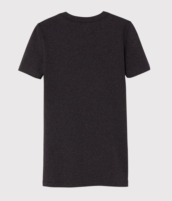 Women's Iconic Round-Neck Cotton T-Shirt CITY CHINE grey