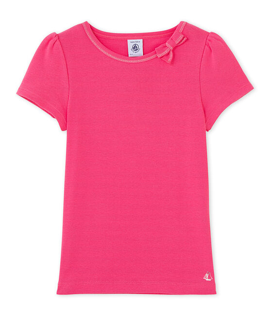 Girls' T-shirt Peony pink