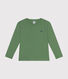 Children's long-sleeved rib knit unisex t-shirt