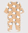 Fleece onesie for baby TRENCH /MULTICO