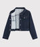 Girls' Denim Jacket DENIM BLEU FONCE blue