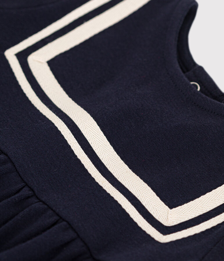 Babies' Organic Cotton Sailor Dress blue