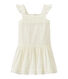 Girl's lace and cotton dress for special occasions