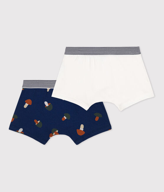Boys' Mushroom Patterned Cotton Boxer Shorts - 2-Pack variante 1