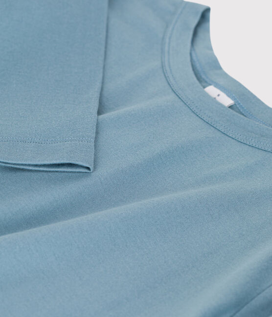 Women's Warm Iconic Round Neck Cotton T-Shirt ROVER blue