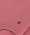 Babies' Long-Sleeved Roll Neck Cotton Bodysuit ROSEWOOD pink