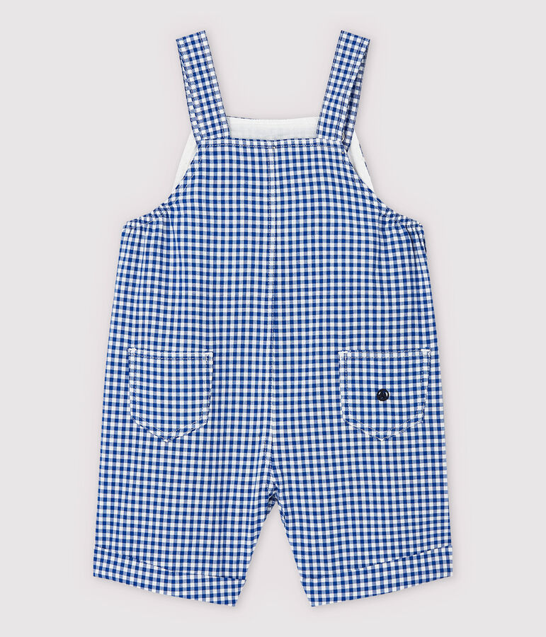 Baby Boys' Woven Dungaree Shorts blue/white