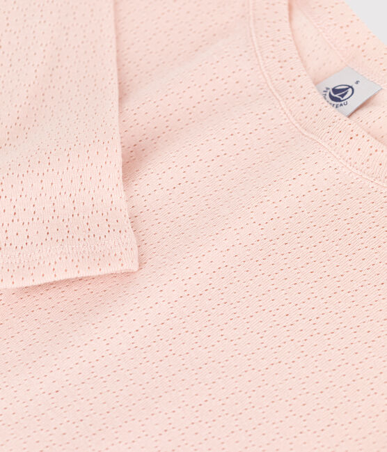 Women's Iconic Cotton Round Neck T-Shirt SALINE pink