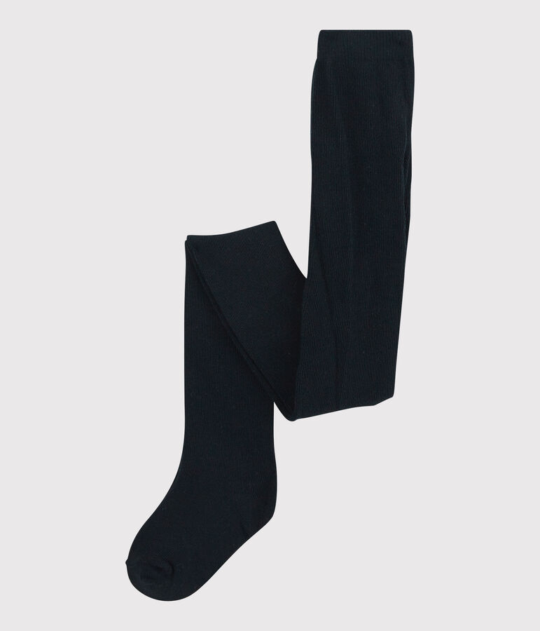 Pair of tights for baby girls ABYSSE blue