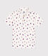 Boys' short-sleeved cotton polo shirt