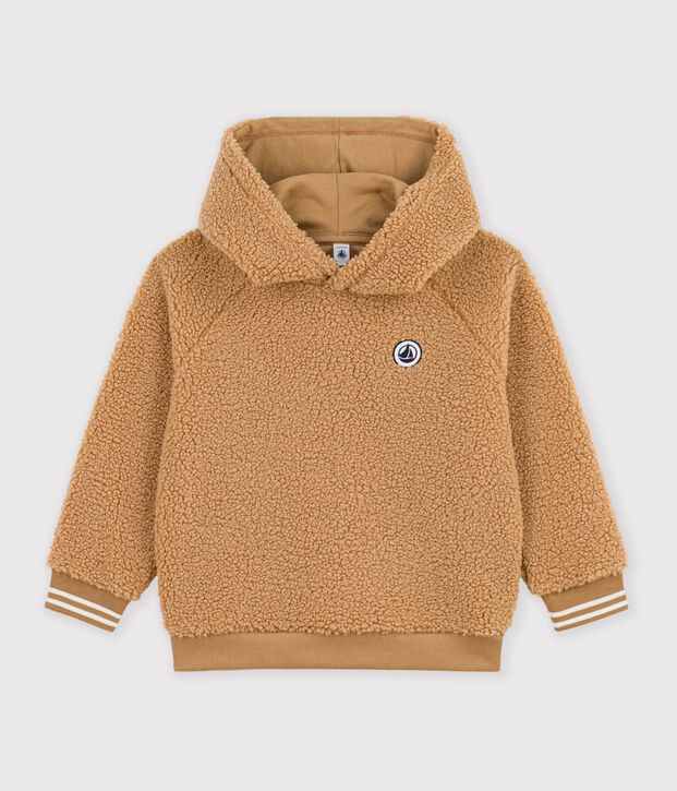 Children's sherpa sweatshirt LATTE