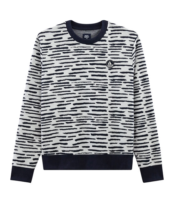 Sweatshirt in Collaboration with Jean Jullien MARSHMALLOW white/DASH CN
