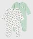 Pack of babies' printed cotton pyjama suits