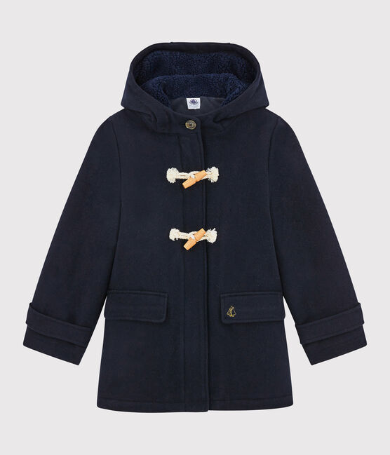 Girl's duffle coat SMOKING blue