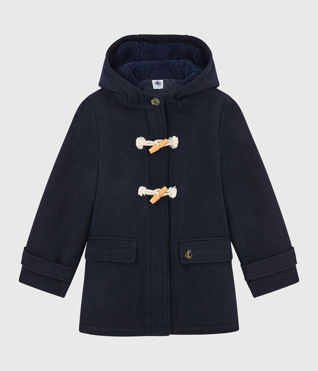 Girl's duffle coat blue