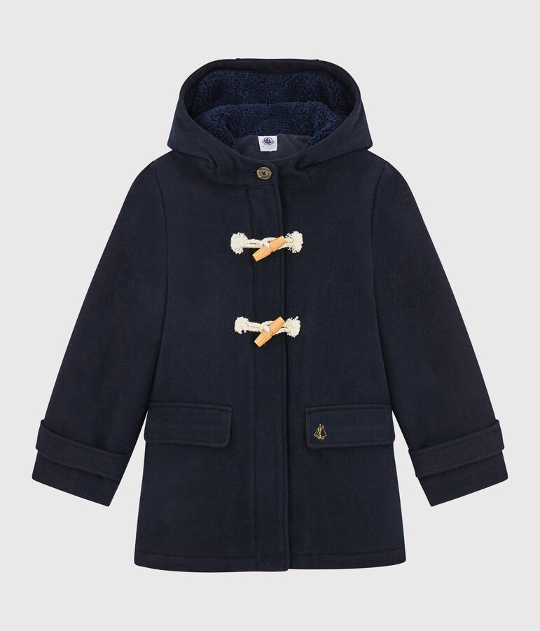 Girl's duffle coat blue