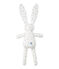 Doudou lapin bébé mixte imprimé LAIT white/MULTICO white