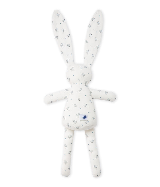 Doudou lapin b&eacute;b&eacute; mixte imprim&eacute; white/multicolor