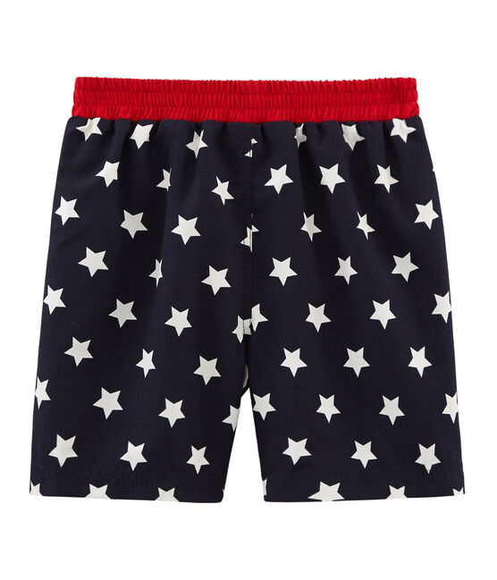 Boys' Beach Shorts SMOKING blue/MARSHMALLOW white