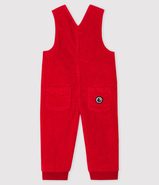 Baby boy's long dungarees TERKUIT red
