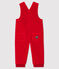Baby boy's long dungarees TERKUIT red