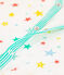 Babies' Colourful Stars Sleepsuit MARSHMALLOW white/MULTICO white