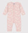 Babies' Patterned Footless Cotton Pyjamas SALINE /MARSHMALLOW