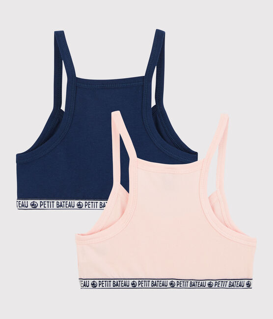 Girls' Organic Cotton Sports Bralettes - 2-Pack variante 1