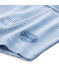 Boxer garçon rayé milleraies ALASKA blue/ECUME white