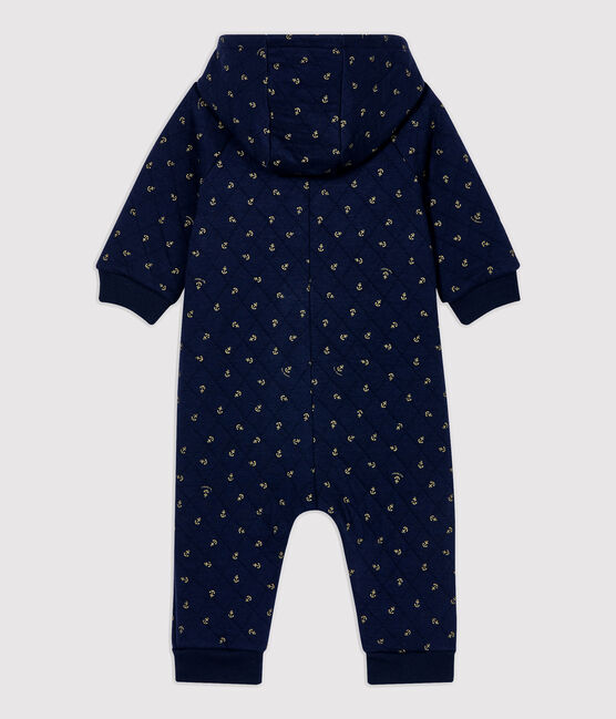 Babies' Hooded Jumpsuit SMOKING blue/JERRYCAN