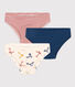 Children's Scooter Design Cotton Briefs - 3-Pack