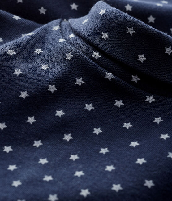 Baby boy's long-sleeved bodysuit SMOKING blue/MARSHMALLOW white