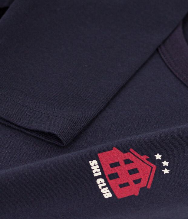 Children's unisex long-sleeved cotton T-shirt SMOKING