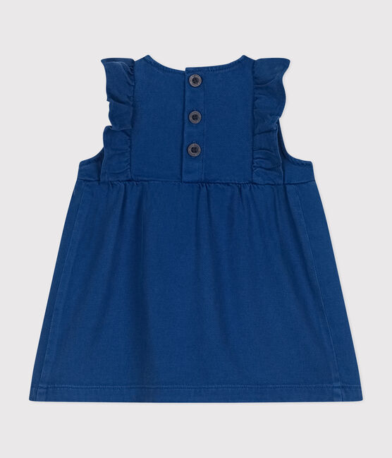 Babies' cotton/lyocell sleeveless dress INCOGNITO blue