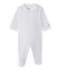 Baby girl's heart-print sleepsuit