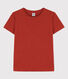 Women's Straight Round-Neck Cotton T-Shirt