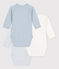 Babies' Long-Sleeved Cotton Bodysuits - 3-Pack variante 2